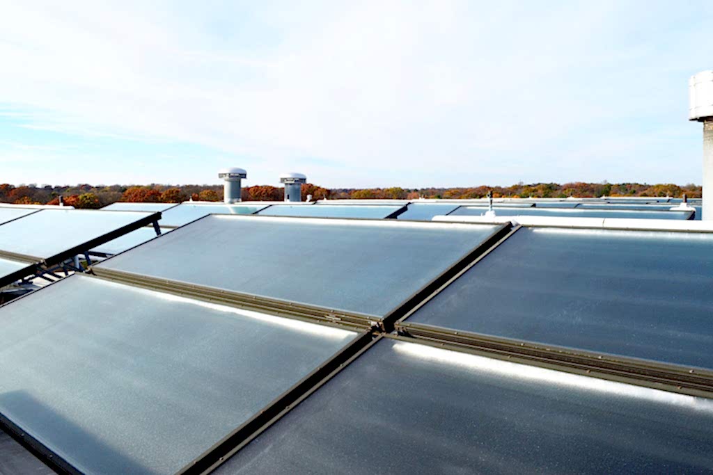 Solar Panels at Proximity Hotel