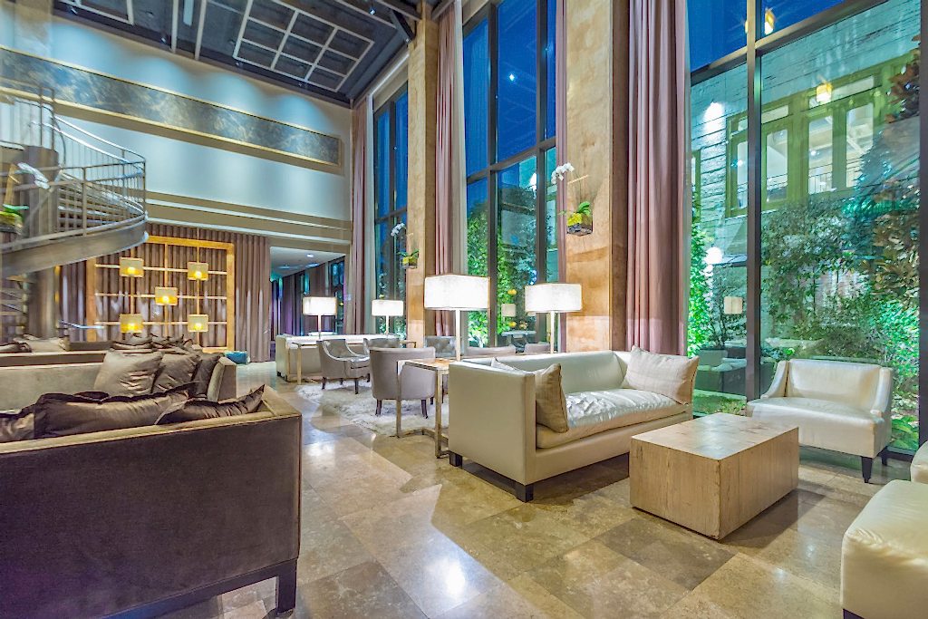 Social Lobby at the Proximity Hotel in Greensboro, NC