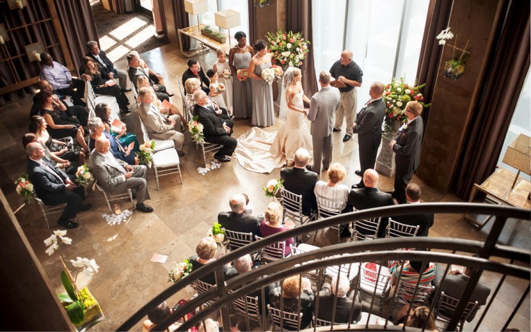 Proximity Hotel Wedding, Whitney and Dustin, wedding ceremony