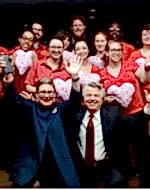 Group Picture of Dennis & Nancy Quaintance with Salvation Army of Greensboro