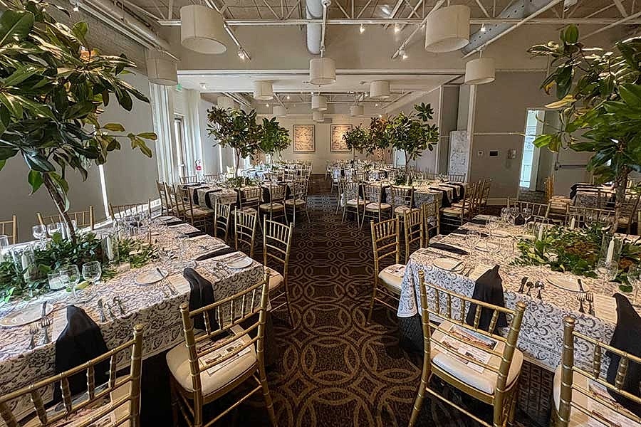 Elegant reception in the Weaver Room