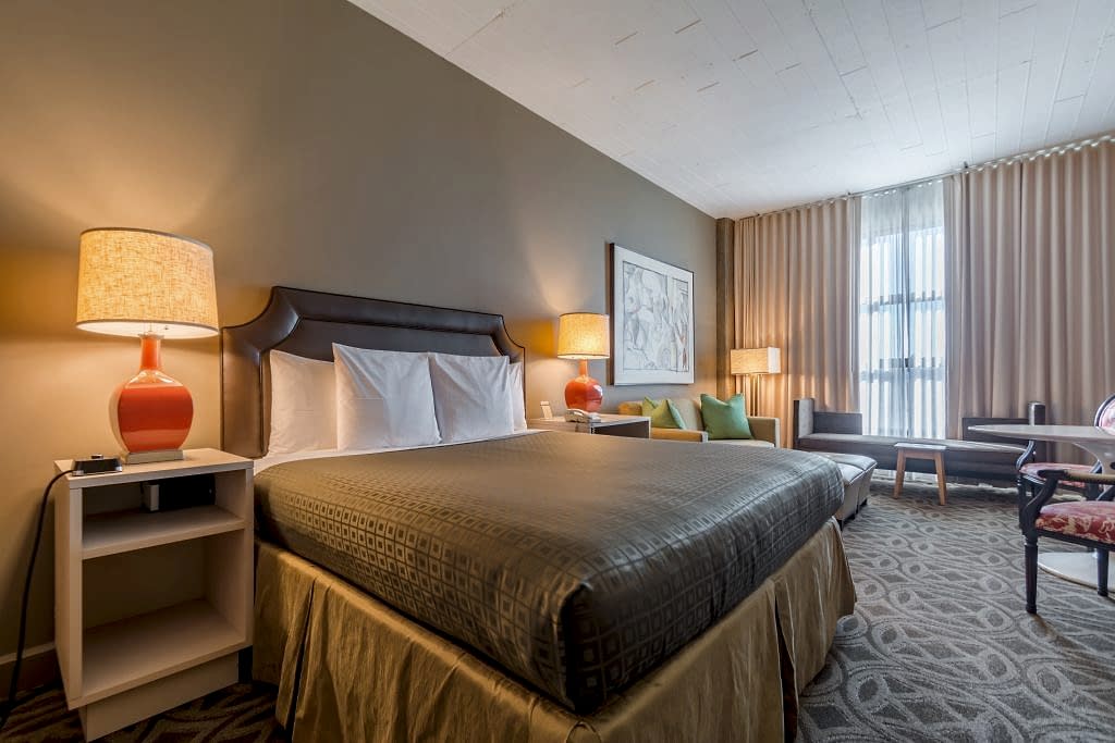 Relax in one of our Loft King Rooms